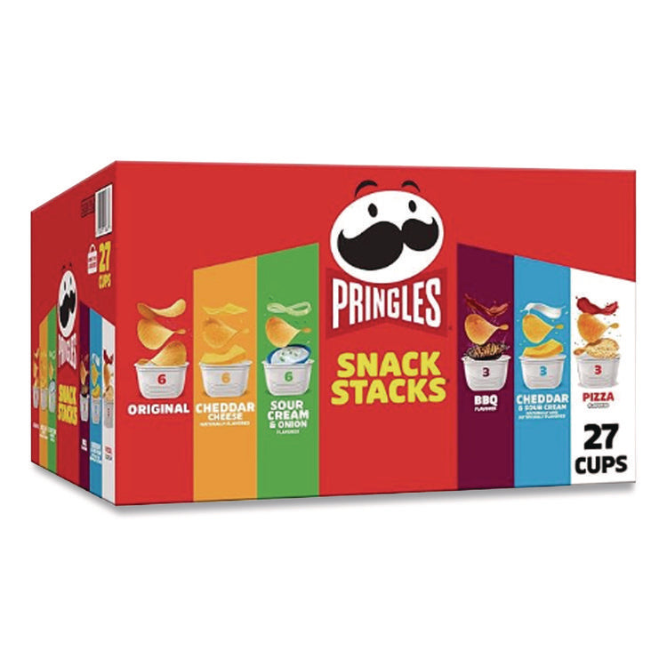 Snack Stack Variety Pack Crisps, (6) 0.67 and (21) 0.74 oz/Tubs, 27/Carton