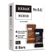 Minis Protein Bars, Chocolate Sea Salt and Peanut Butter Chocolate, 0.9 oz Bar, 8/Box