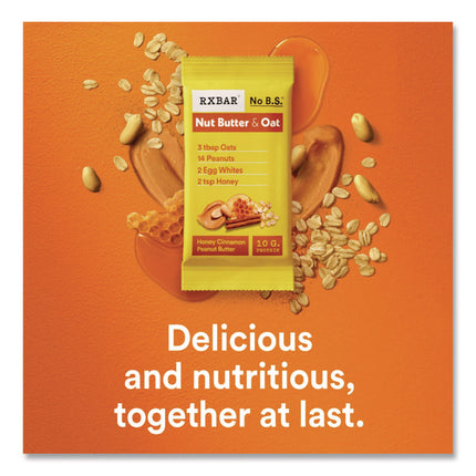 Gluten-Free Honey Cinnamon Peanut Butter Protein Bar, 1.9 oz Bar, 12/Box