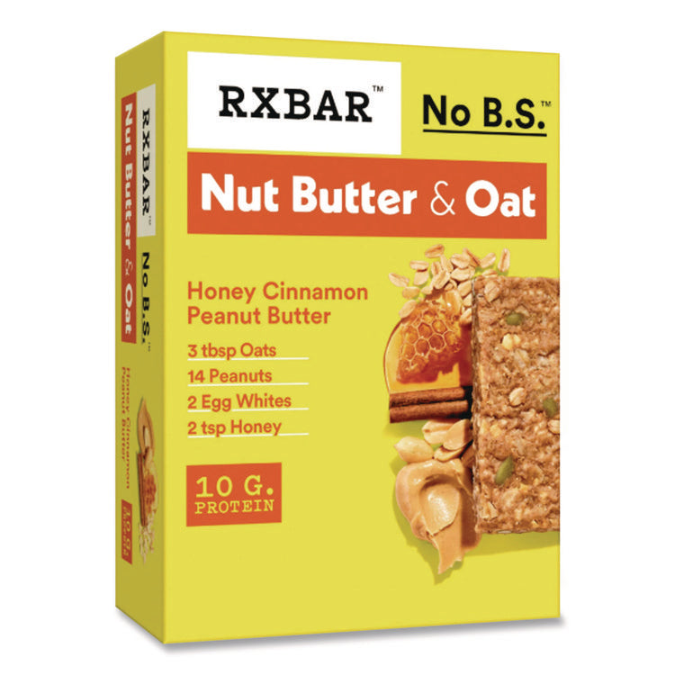 Gluten-Free Honey Cinnamon Peanut Butter Protein Bar, 1.9 oz Bar, 12/Box