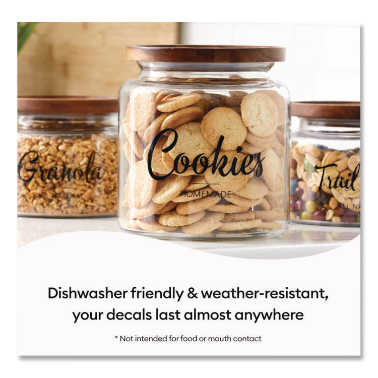 Joy Permanent Smart Vinyl for Assorted Surfaces, 5.5 x 120, Black