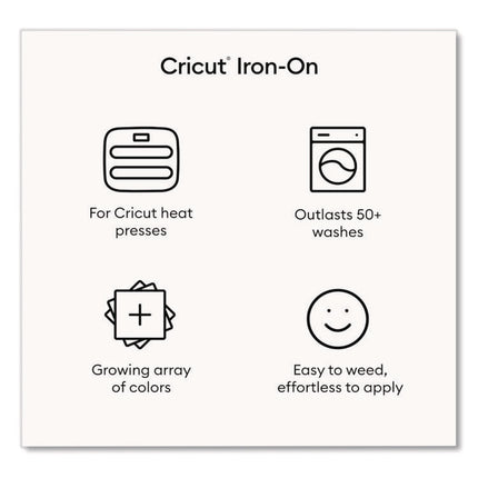 Everyday Iron-On Material for Assorted Surfaces, 12 x 24, Black