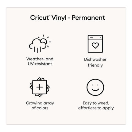 Premium Permanent Vinyl, 12 x 48, White
