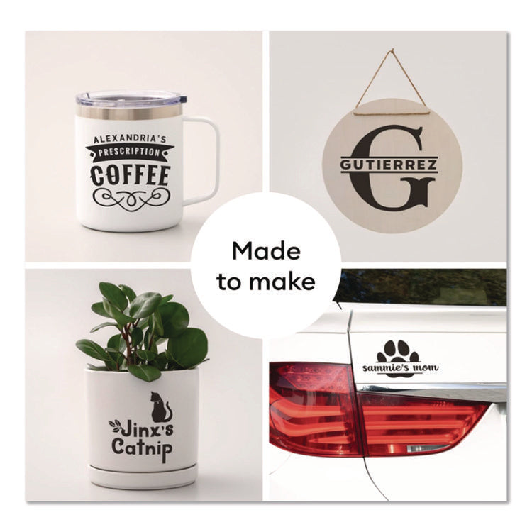 Premium Permanent Vinyl, 12 x 48, Black