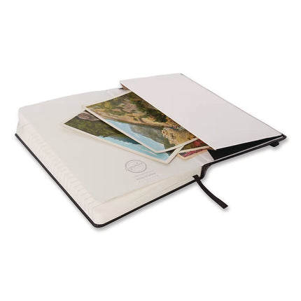 Bonded Leather Journal, 1-Subject, Narrow Rule, Black Cover, (240) 8.25 x 5 Sheets