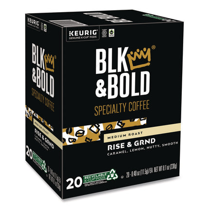 Rise and GRND K-Cups, 0.41 oz K-Cup, 20/Box
