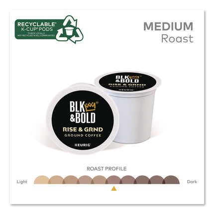 Rise and GRND K-Cups, 0.41 oz K-Cup, 20/Box