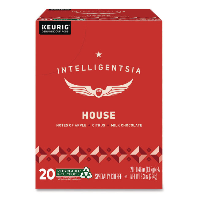 House Blend Coffee K-Cups, Light Roast, 20/Box