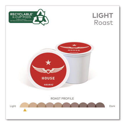 House Blend Coffee K-Cups, Light Roast, 20/Box