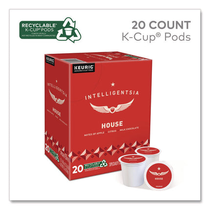 House Blend Coffee K-Cups, Light Roast, 20/Box