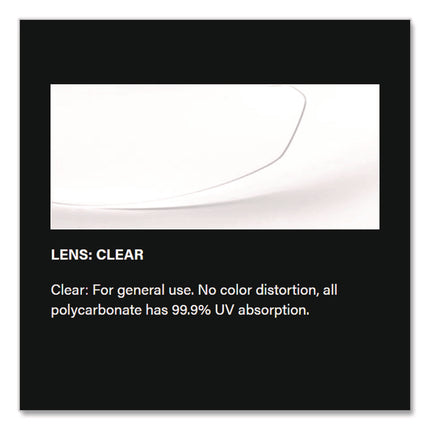 Zenon Z12 Rimless Indoor/Outdoor Optical Eyewear, Anti-Fog, Scratch-Resistant, Clear Lens, Black Temples
