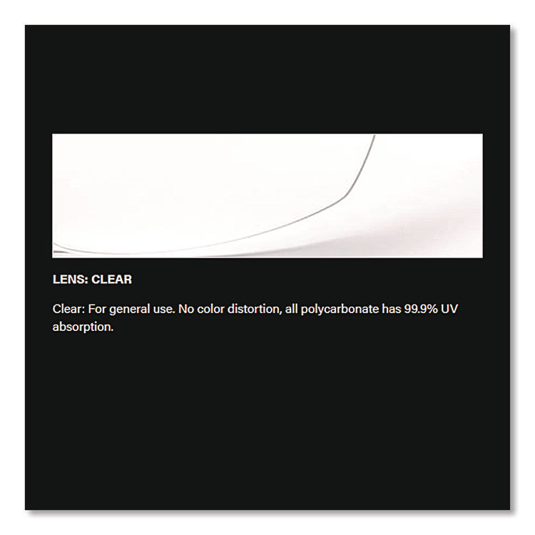 Adversary Optical Safety Glasses, Scratch-Resistant, Light Blue Lens, Black Frame