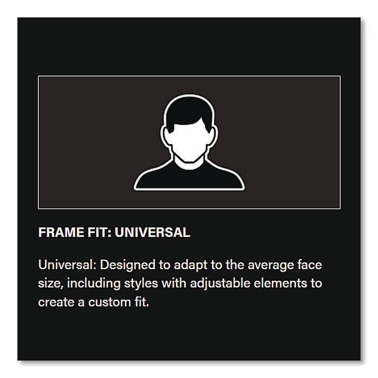The Scout OTG Rimless Safety Glasses, Clear Plastic Frame, Clear Polycarbonate Lens