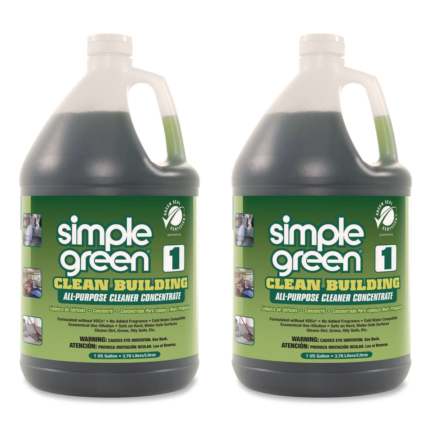 Clean Building All-Purpose Cleaner Concentrate, 1 Gal Bottle, 2/carton