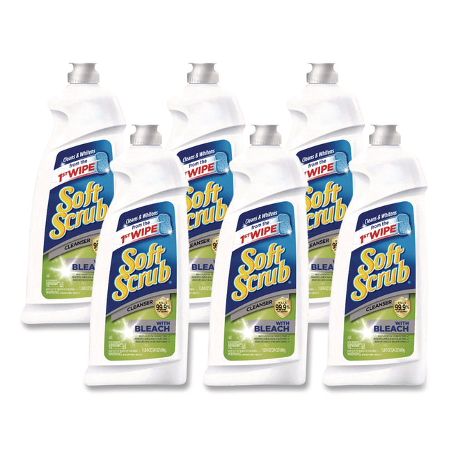 Cleanser With Bleach Commercial 36 Oz Bottle, 6/carton