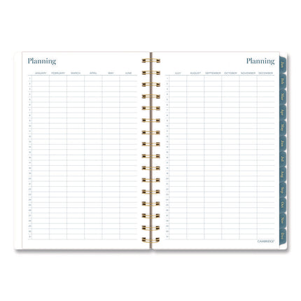 Midnight Garden Weekly/Monthly Planner, 8.5 x 5.5, Floral Artwork, Black/Pink/Green Cover, 12-Month (Jan-Dec): 2026