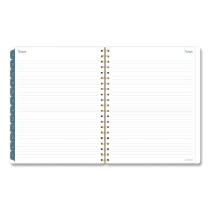 Midnight Garden Weekly/Monthly Planner, 11 x 8.5, Floral Artwork, Black/Pink/Green Cover, 12-Month (Jan-Dec): 2026