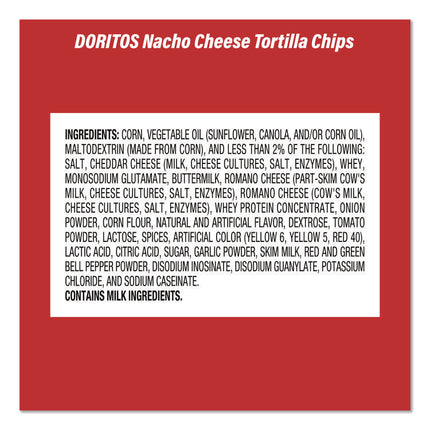 Doritos Nacho Cheese Tortilla Chips and Welch's Mixed Fruit Snacks, (50) 1oz Bag Chips, (66) 0.8 oz Pouch Fruit Snacks/Bundle