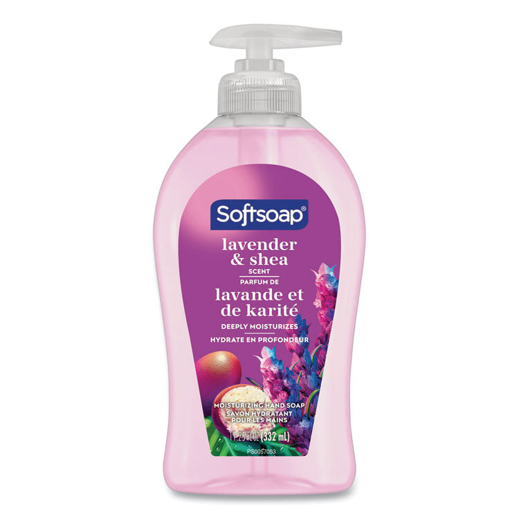 Liquid Hand Soap Pumps, Lavender Shea Scent, 6/Carton