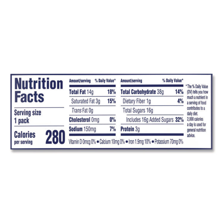 Chocolate Chip Cookies - Single Serve, 2 Oz Packets, 60/carton