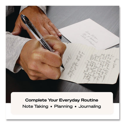 Refill For Vision Elite Roller Ball Pens, Bold Conical Tip, Black Ink, 2/pack