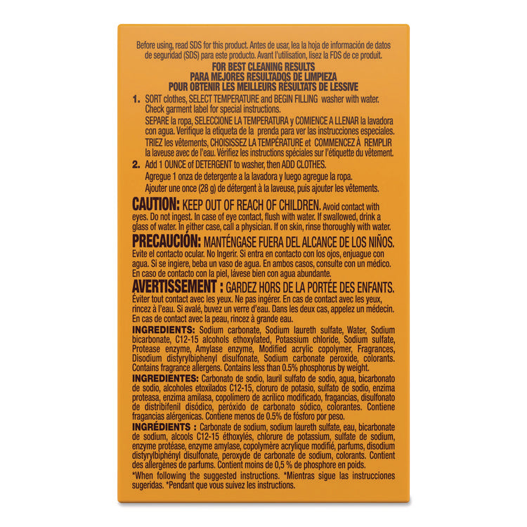 Plus the Power of OxiClean Powder Detergent, Fresh Scent, 2 oz Box, 156/Carton