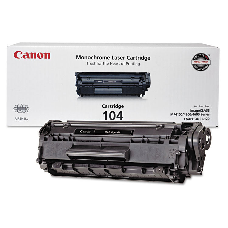 0263b001 (104) Toner, 2,000 Page-Yield, Black
