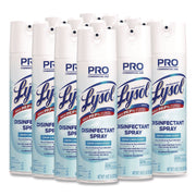 Disinfectant Spray, Crisp Linen Scent, 19 oz. Aerosol Spray, 12/Carton