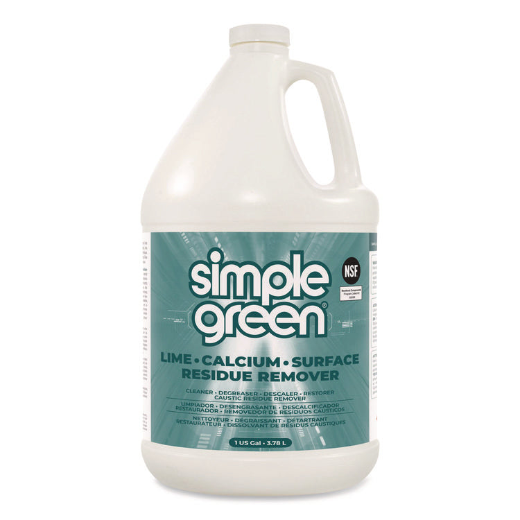 Lime Calcium Surface Residue Remover, 1 gal Bottle, 6/Carton