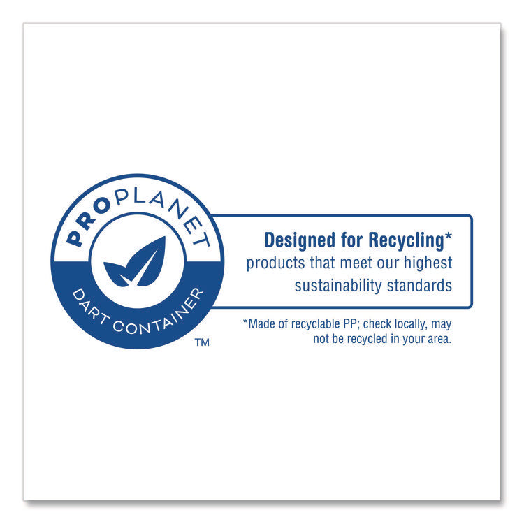 Microwaveable Hinged Containers, ProPlanet Seal, 6.31 x 6.31 x 3, Clear, Plastic, 300/Carton