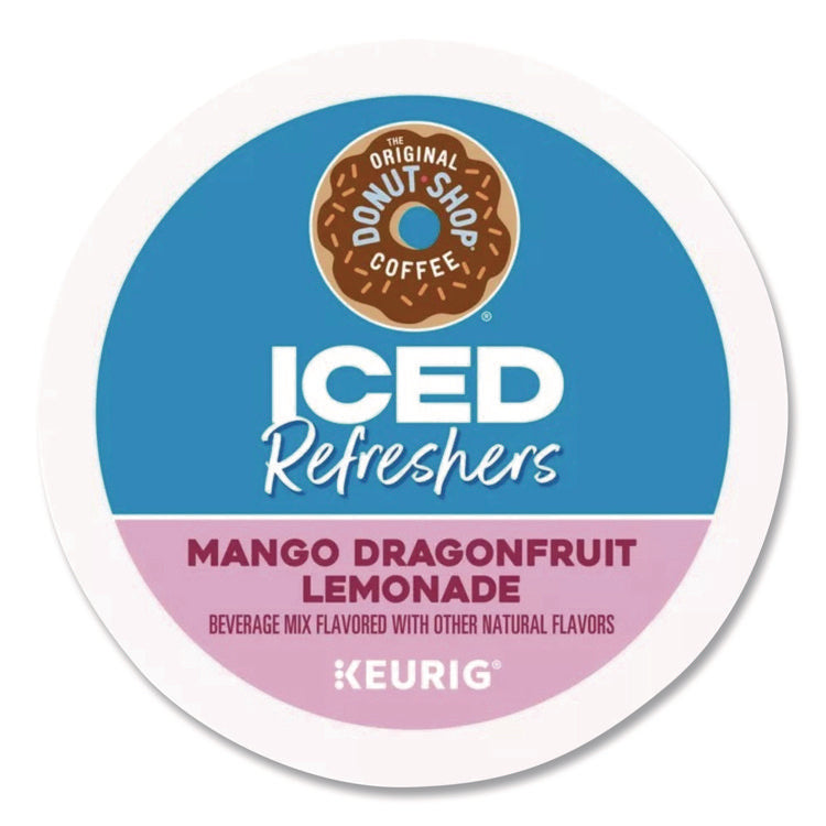 ICED Refreshers K-Cup Pods, Mango Dragonfruit Lemonade, 20/Box