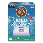 ICED Refreshers K-Cup Pods, Berry Chill, 20/Box