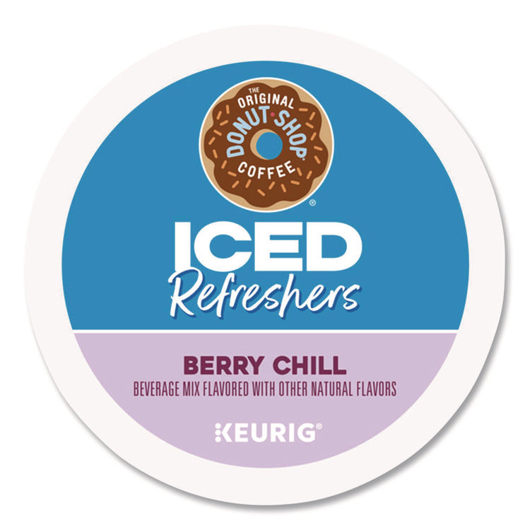 ICED Refreshers K-Cup Pods, Berry Chill, 20/Box