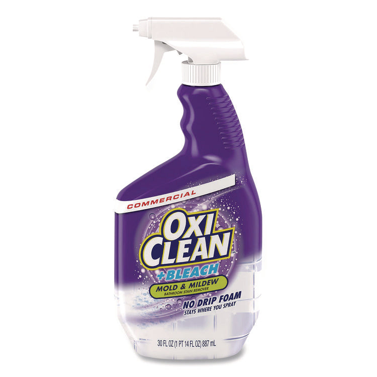 Plus Bleach Mold and Mildew Stain Remover, Citrus Scent, 30 oz Trigger Spray Bottle, 8/Carton
