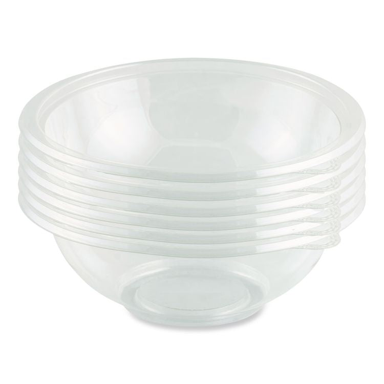 Crystal Classics Bowl, 24 oz, 7" Diameter x 2.56" h, Clear, Plastic, 150/Carton