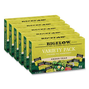 Green Tea Assortment, Tea Bags, 64/box, 6 Boxes/carton