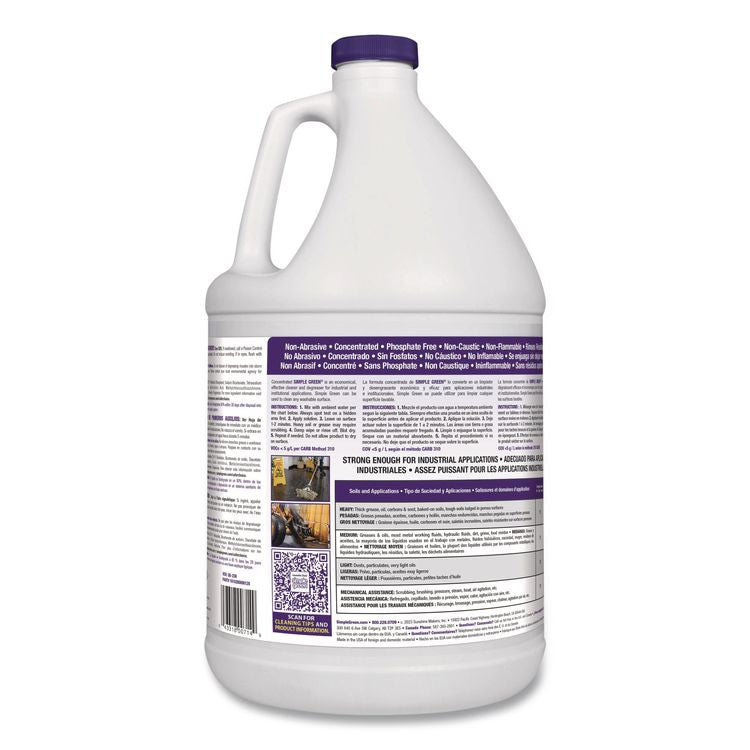 Industrial Cleaner and Degreaser, Lavender Scent, 1 gal Bottle, 6/Carton
