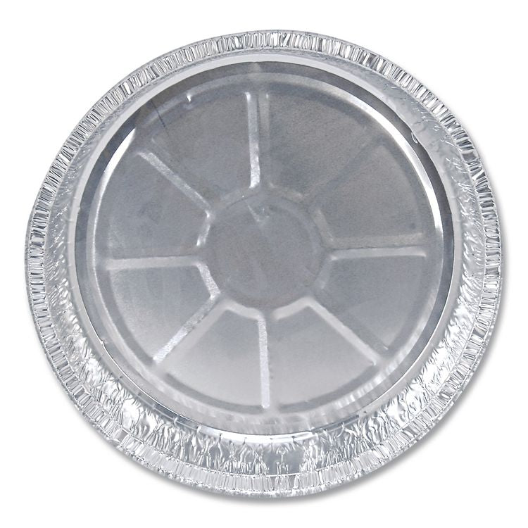 Round Aluminum Container, 24 oz., 7" Diameter, Silver, 500/Carton