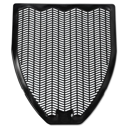 Disposable Urinal Floor Mat, Nonslip, Fresh Blast Scent, 17.5 x 20.38, Black, 6/Carton