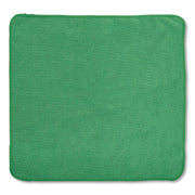 Microfiber Cleaning Cloths, 16 X 16, Green, 24/pack