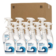 Urine Stain and Odor Remover, Fresh Mint Scent, 32 oz, 12/Carton