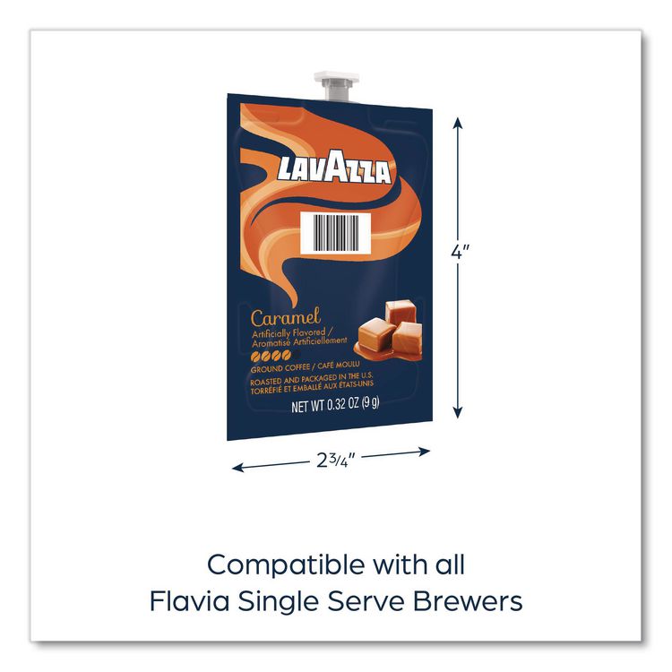 Lavazza Carmel Coffee Freshpack, 76/Carton