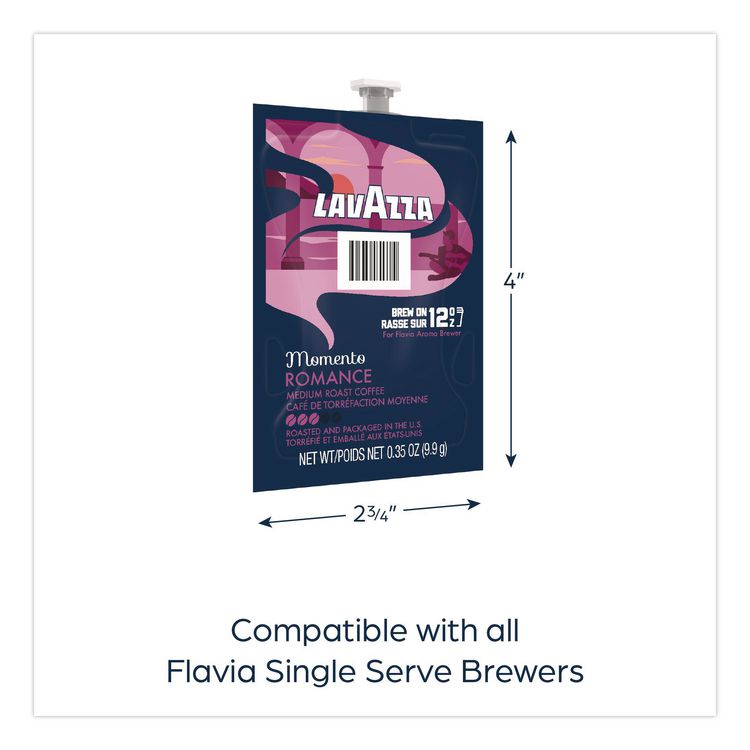 Lavazza Momento Romance Coffee Freshpack, 38/Carton