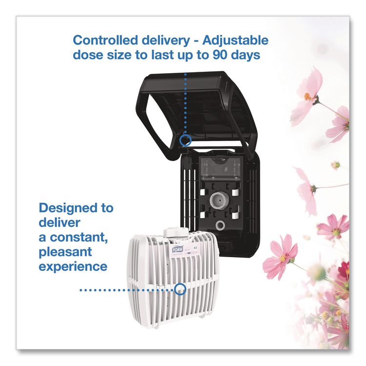 Constant Air Freshener Dispenser, 3.93 x 4.72 x 5.98, Black, 6/Carton