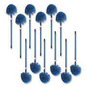 Metal Telescopic Handle, 1" x 34", Blue, 12/Carton