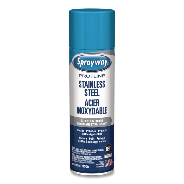 Stainless Steel Polish and Cleaner, 15 oz Aerosol Spray