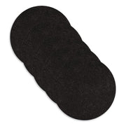 Stripping Pads, 13" Diameter, Black, 5/Carton