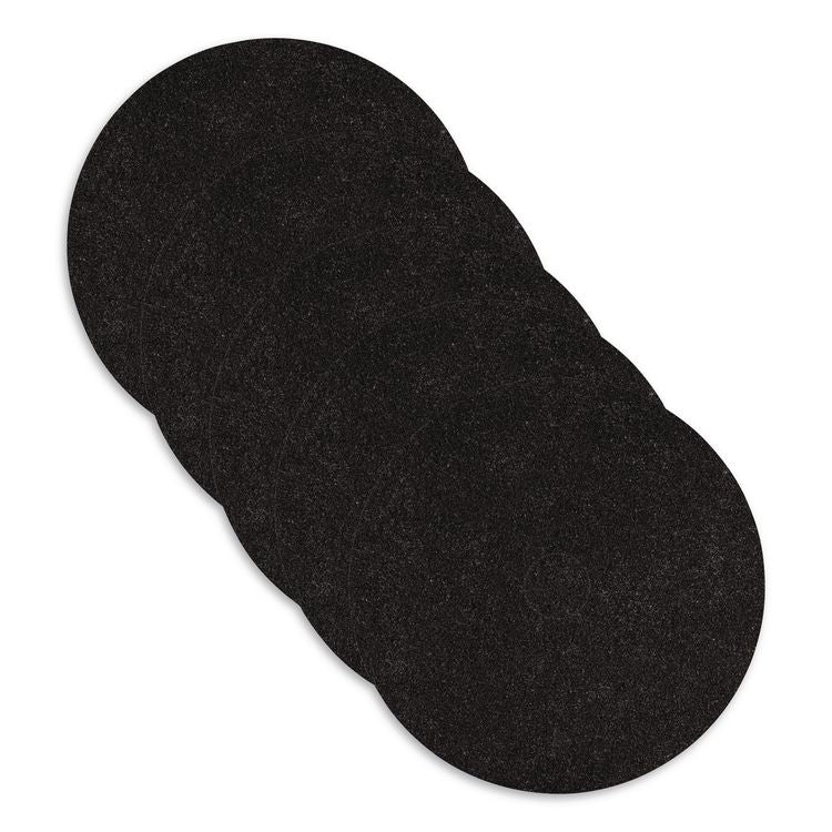 Stripping Pads, 13" Diameter, Black, 5/Carton