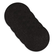 Stripping Pads, Heavy-Duty, 20" Diameter, Black, 5/Carton