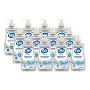 Antibacterial and Sensitive Liquid Hand Soap, Fragrance Free, 11 oz Pump Bottle, 12/Carton